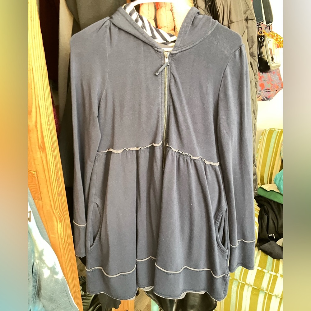 Evy's Tree Navy Blue Hooded Sweatshirt